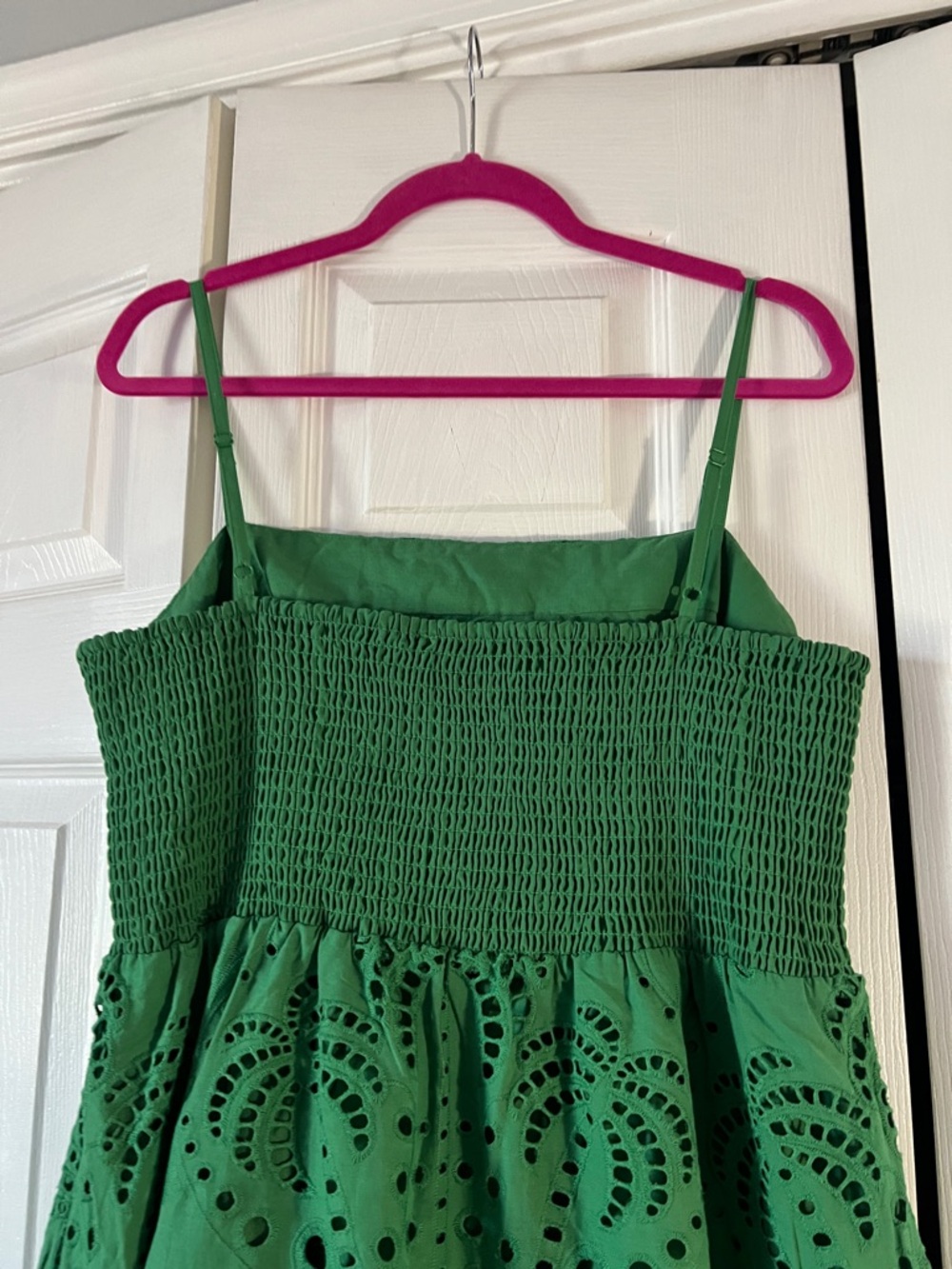 Calypso St. Barth Emerald Green Smocked Dress - Picture 13 of 13